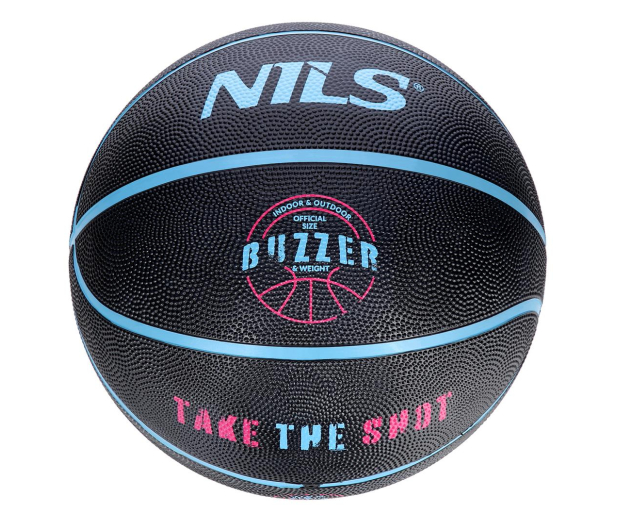 Nils Piłka do koszykówki Buzzer NPK251 rozm. 5 Czarna - 1271040 - zdjęcie